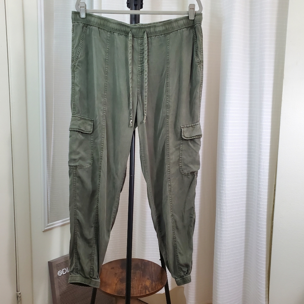 Mossimo Olive Green Lightweight Jogger Style Cargo Pants size XL